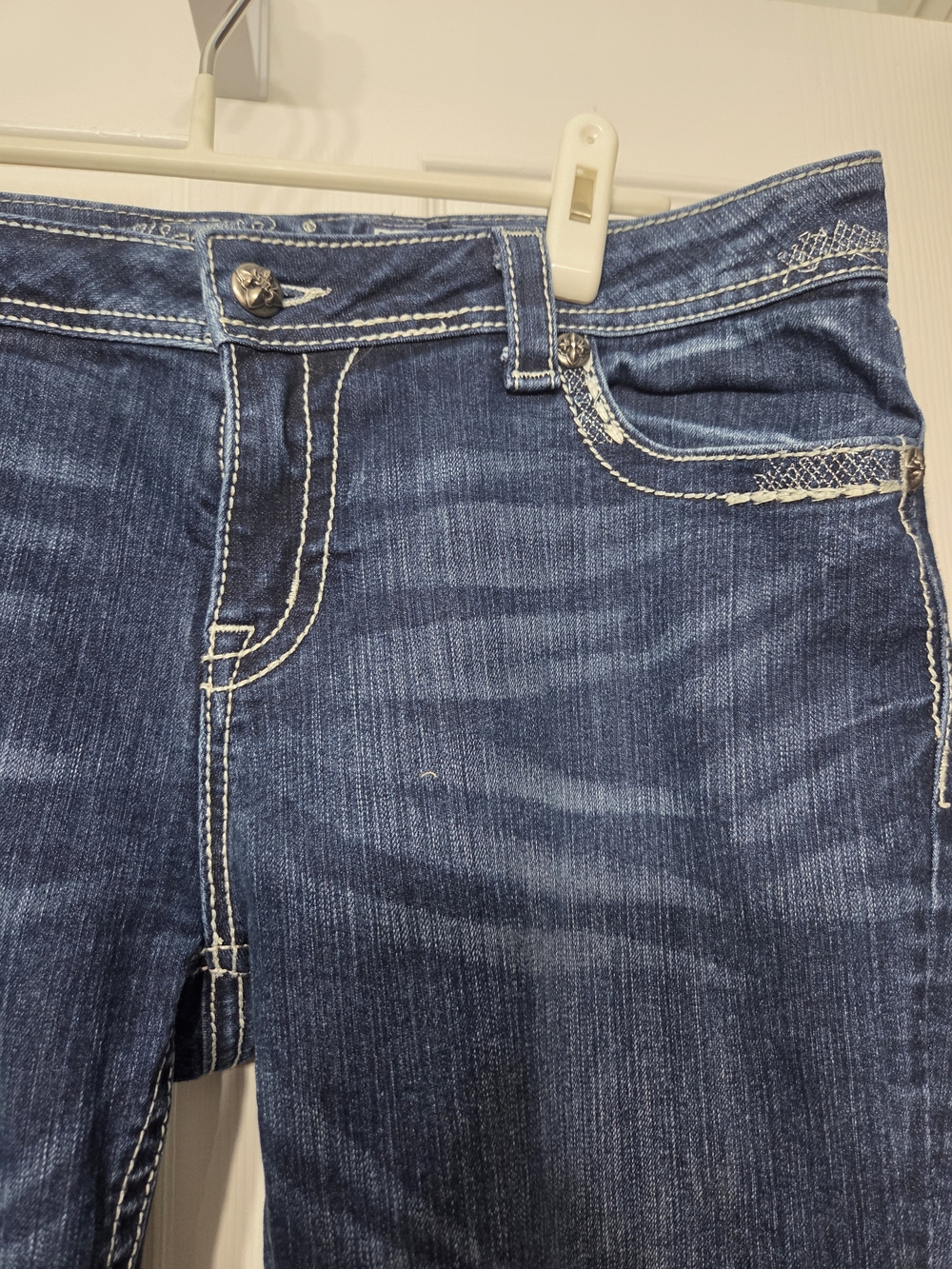 Miss Me Dark Blue Stretch Bootcut Jeans - Picture 2 of 7